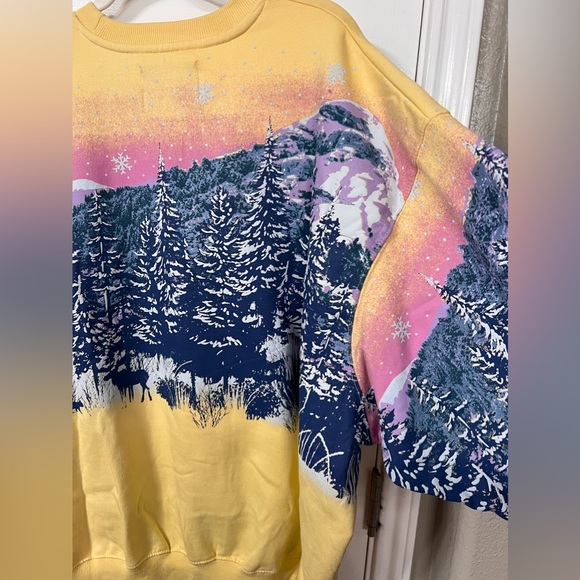 Urban outfitters vibrant pullover sweatshirt size large - Picture 6 of 10